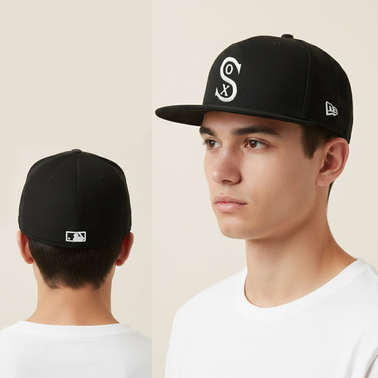 New Era 59FIFTY Chicago White Sox MLB Thrifted Fitted Cap - Black
