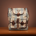Vintage Burberrys' London Check Canvas Thrifted Backpack – Classic Nova Check