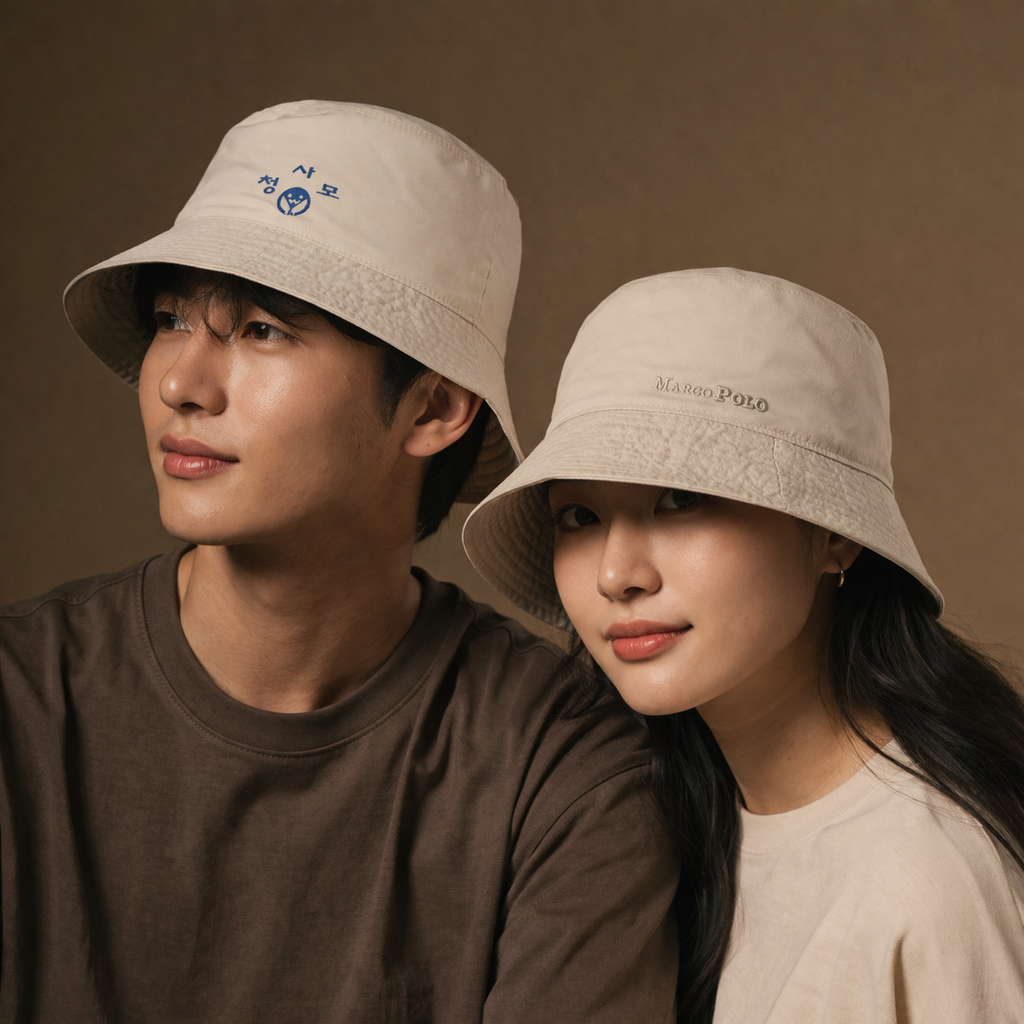 Premium Two-Tone Reversible Thrifted Sun Hat - Marc O'Polo Designer Cap