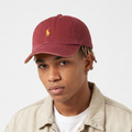 Vintage Polo Ralph Lauren Cap | Thrifted Maroon Cotton Strapback Hat