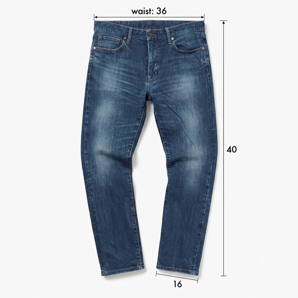 Thrifted UNIQLO UJ S001 Dark Wash Denim Jeans Waist:36/ J1089