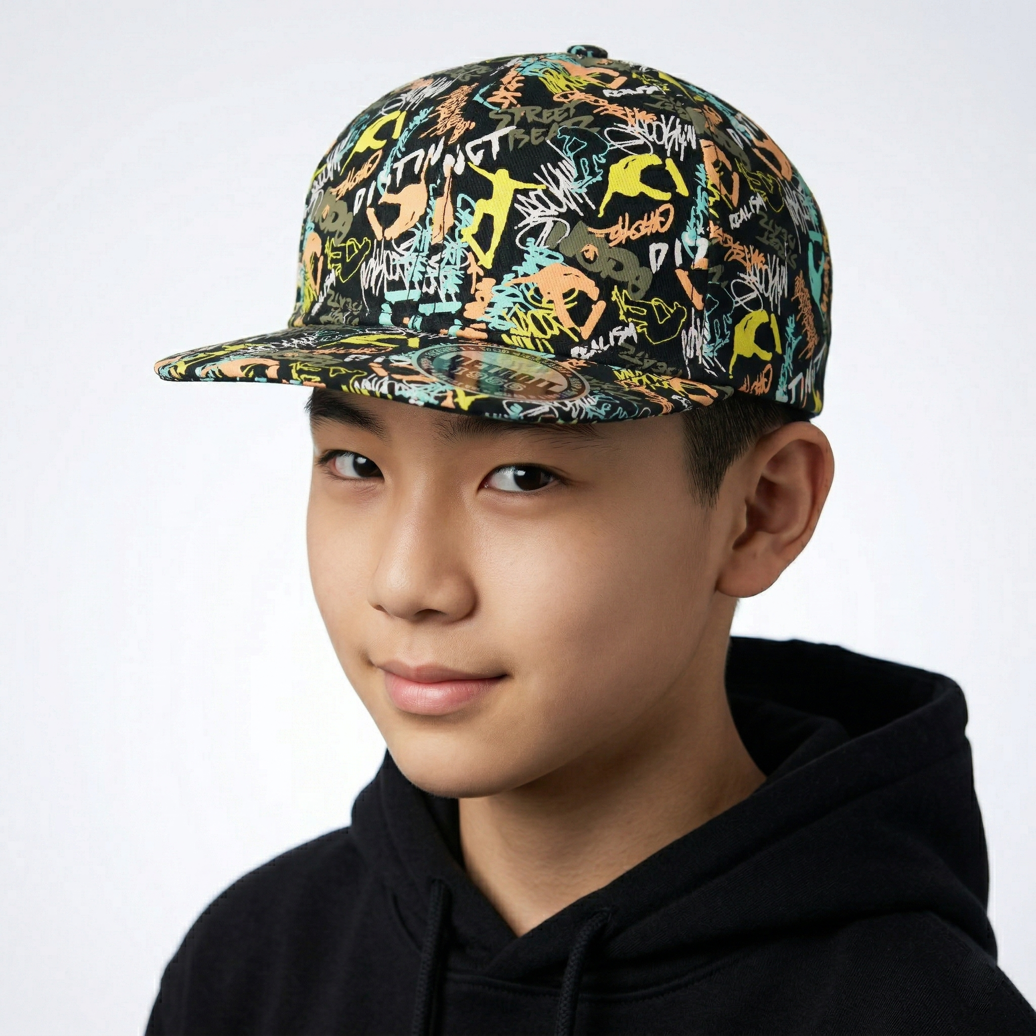 Detroit 1956 Graffiti Print Snapback Hat | Urban Streetwear Cap