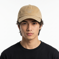 Brookside NY Beige Embroidered Cap | Thrifted Minimalist Skate Hat 57-59cm