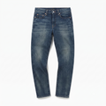 Thrifted Men's Piece Worker Dark Wash Denim Trousers Waist:30/ J1090