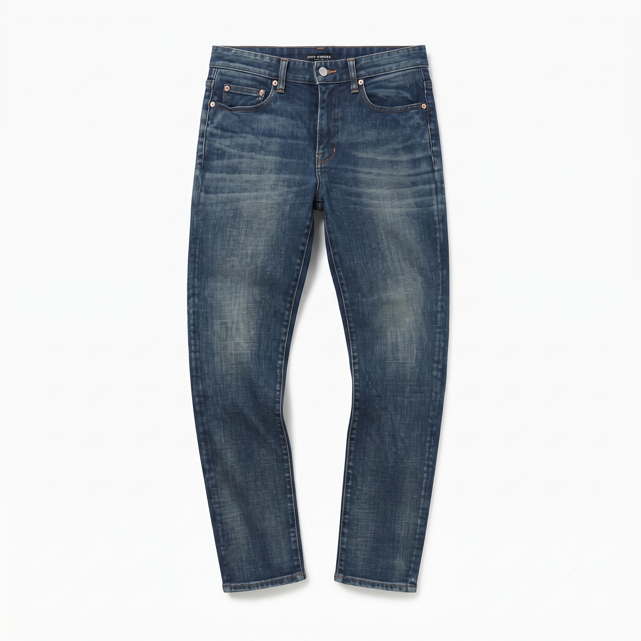Thrifted Men's Piece Worker Dark Wash Denim Trousers Waist:30/ J1090