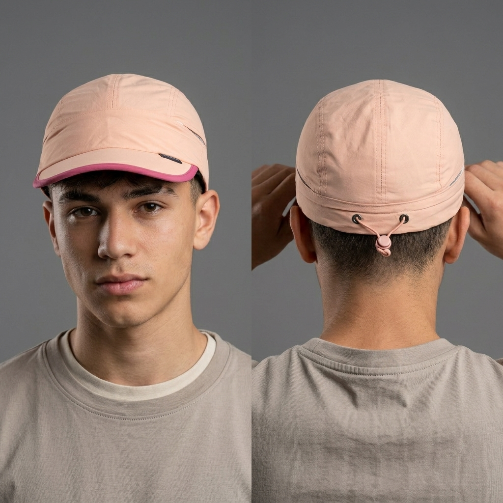 Thrifted Skårbarn Breathable Mesh-Lined Hiking Cap | 10764