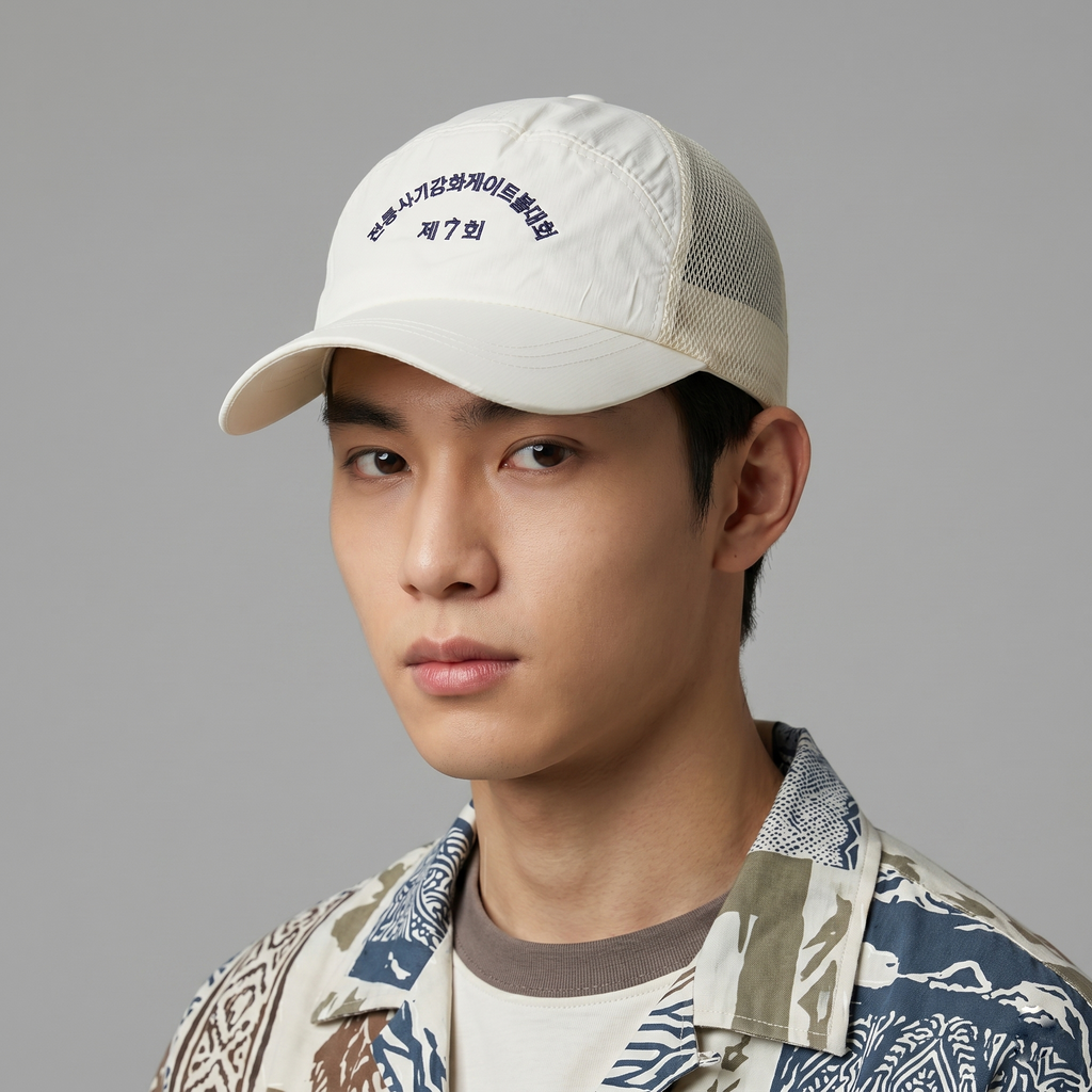 Off-White Korean Gateball Tournament Adjustable Snap Strap Hat