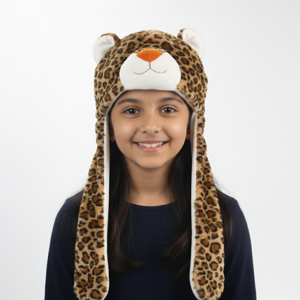 Boys' & Girls' Cute Winter Cap - Non-Itchy School/Play Headwear