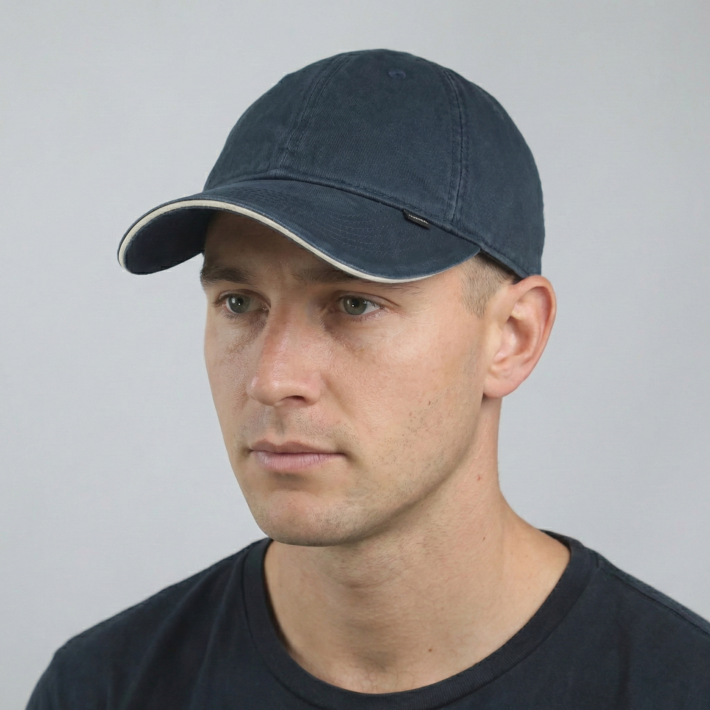 Kooringal Australia Navy Blue Cotton Baseball Thrifted Cap - Adjustable Fit