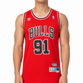 Vintage Adidas NBA Chicago Bulls Dennis Rodman #91 Hardwood Classics Jersey