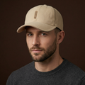 Premium Tan Canvas Dad Thrifted Hat - Christian Daniel Since 1984