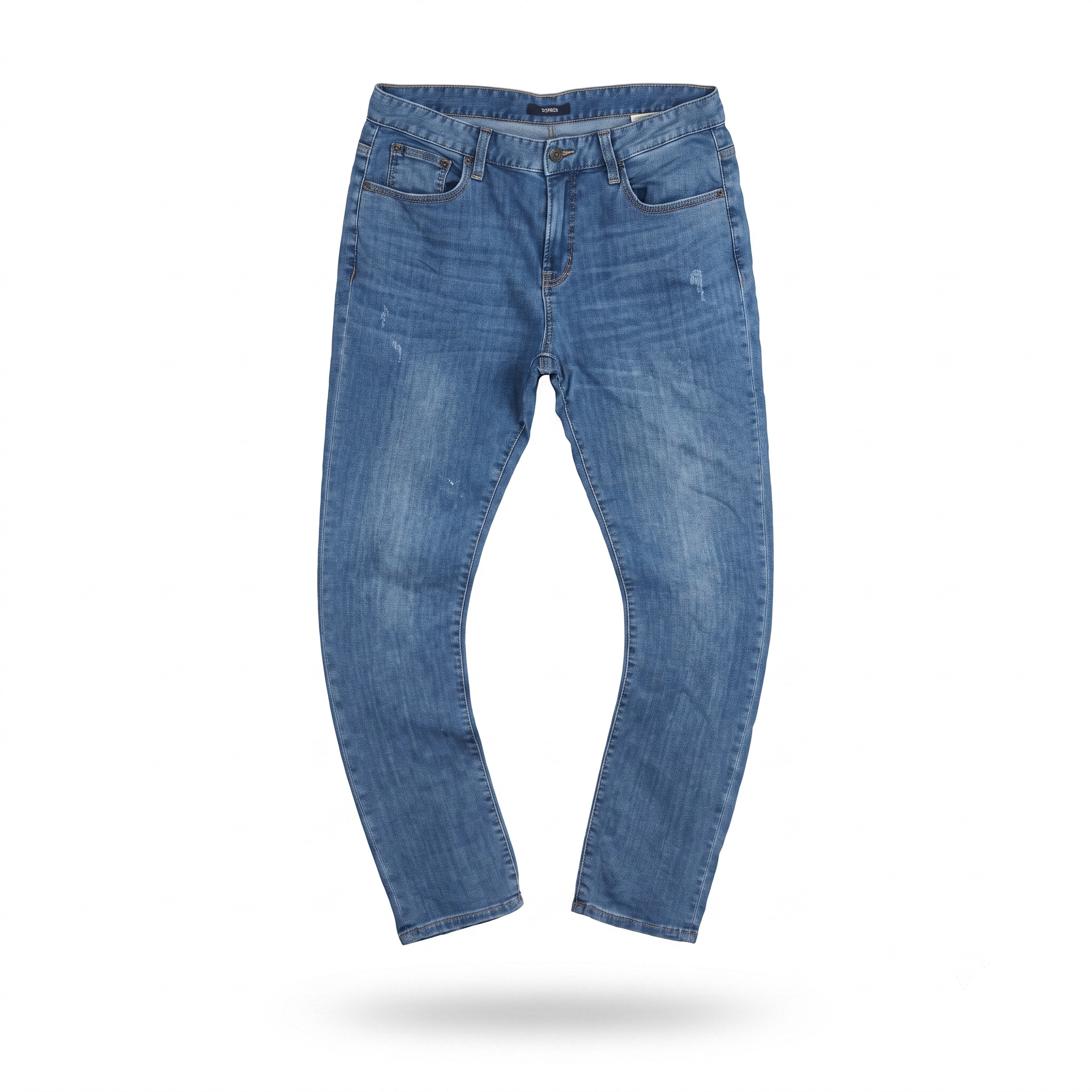 Thrifted Topten Men's Blue Straight Leg Denim Jeans 32 Waist/ J1009