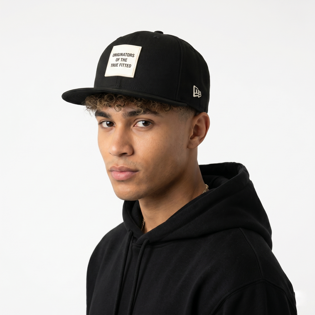 Thrifted New Era 950 Originators Black Cap | Adjustable 57-59cm