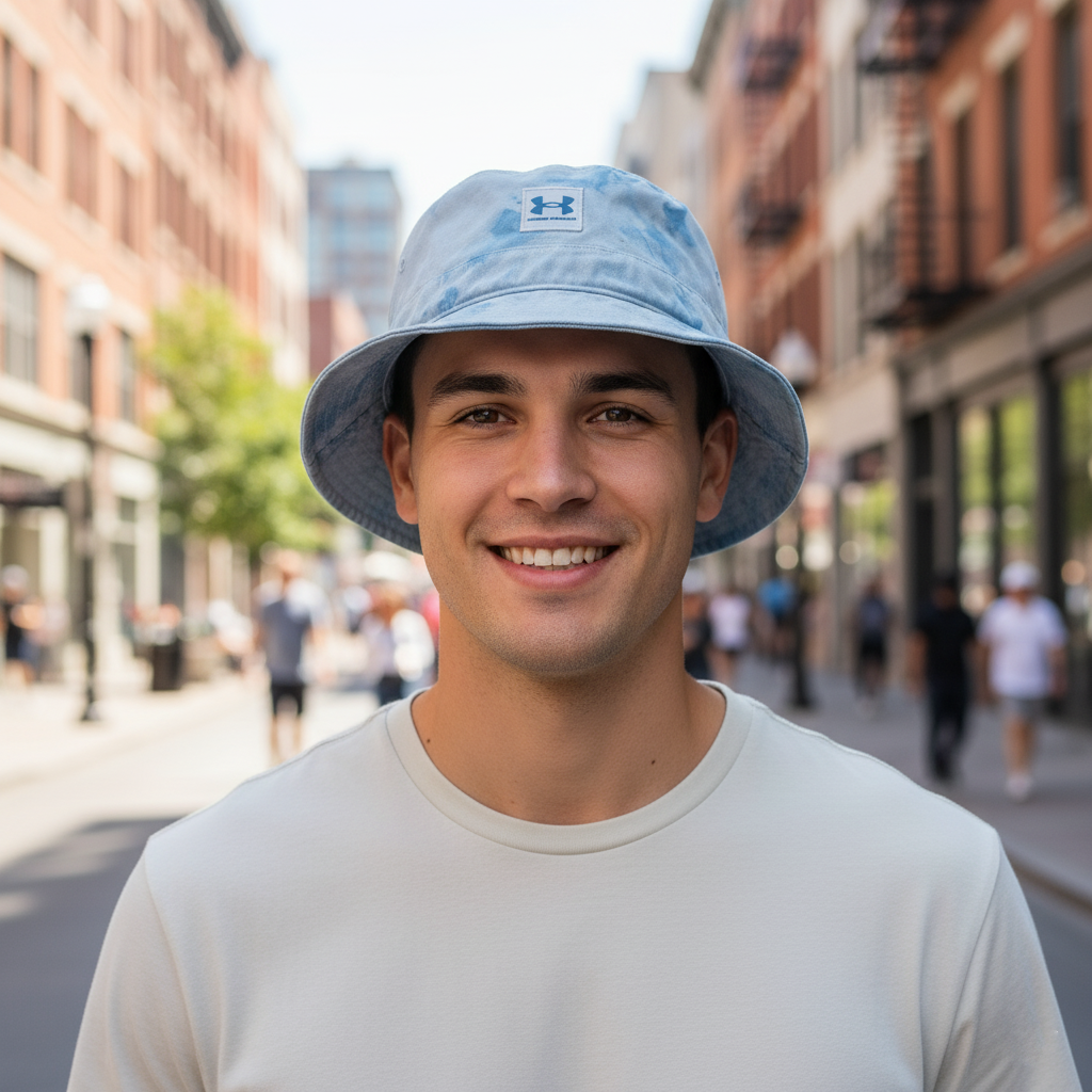 Under Armour Logo Tie-Dye Bucket Hat - Size 59cm