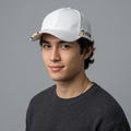 Thrifted Lightweight White Performance Running Cap (Size 56-58cm)