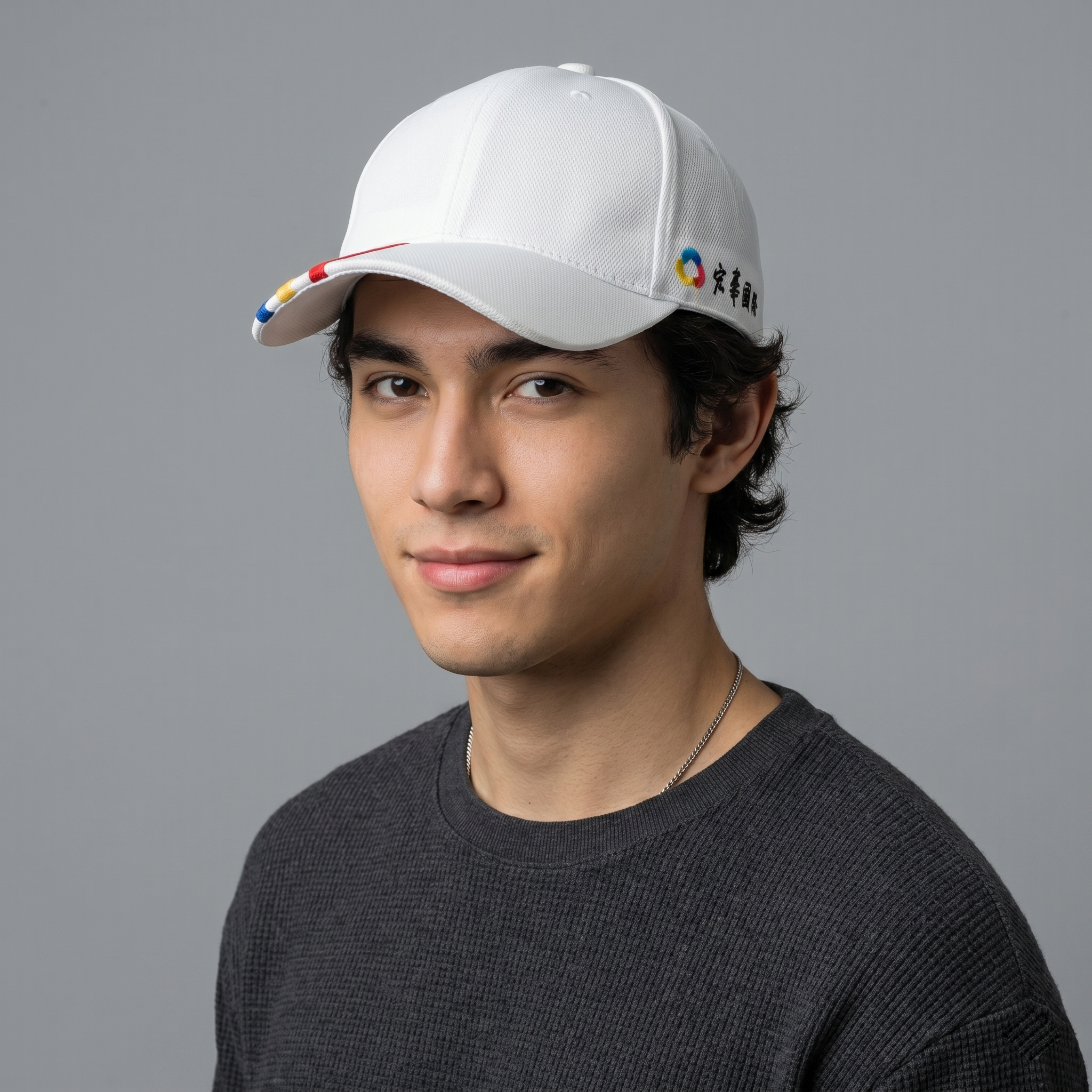 Thrifted Lightweight White Performance Running Cap (Size 56-58cm)