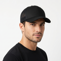 HOWN Minimalist Plain Black Trucker Hat - Korean Designed Snapback