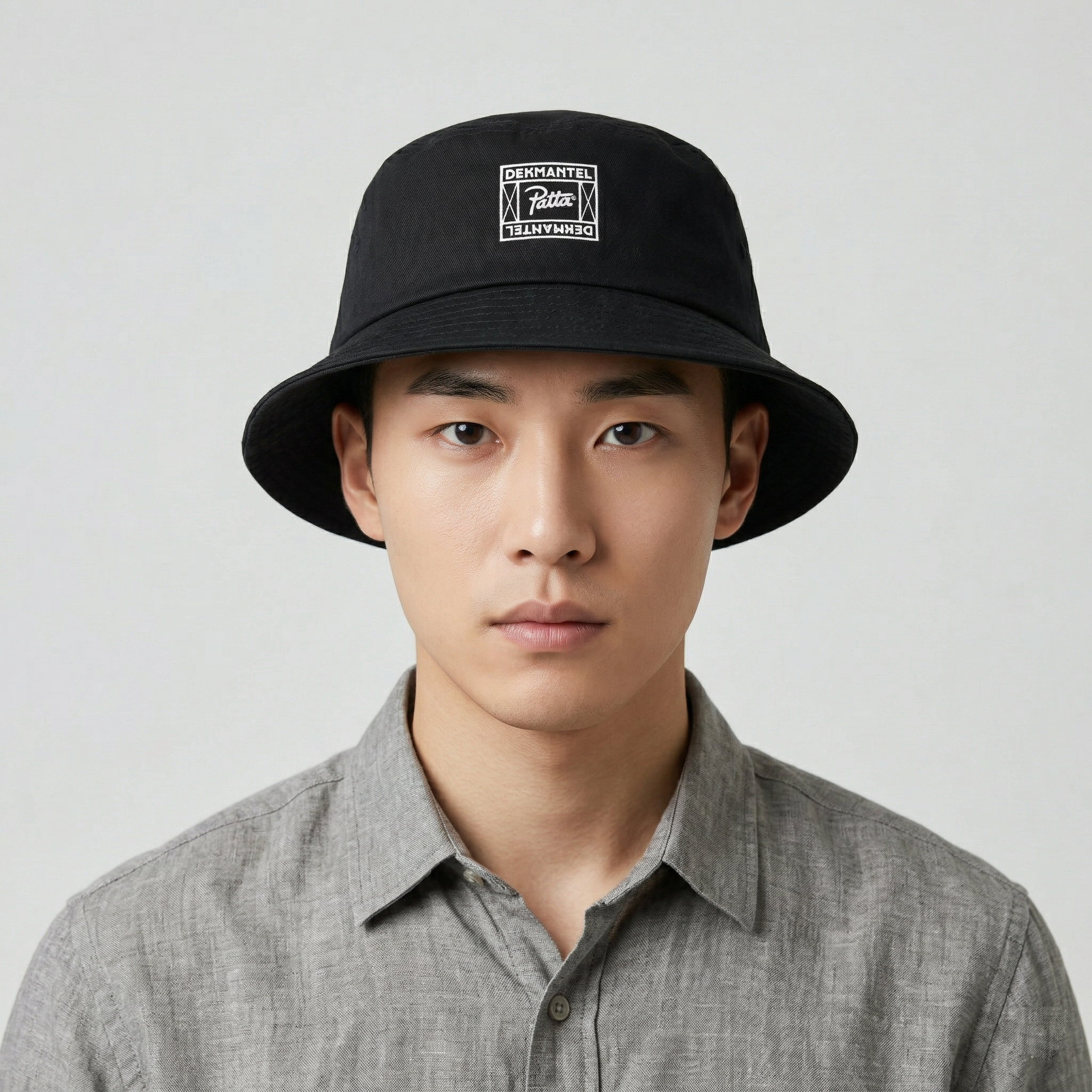 Vintage Patta Amsterdam x Dekmantel Music Collaboration Thrifted Bucket Hat