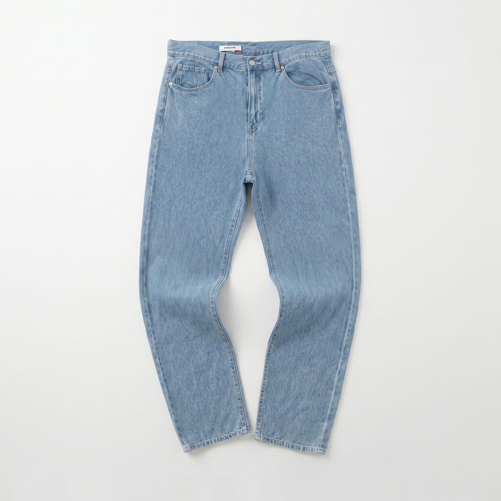 Thrifted Vintage 8 Seconds Light Blue Denim Jeans - 45 Inch Length/ J1039