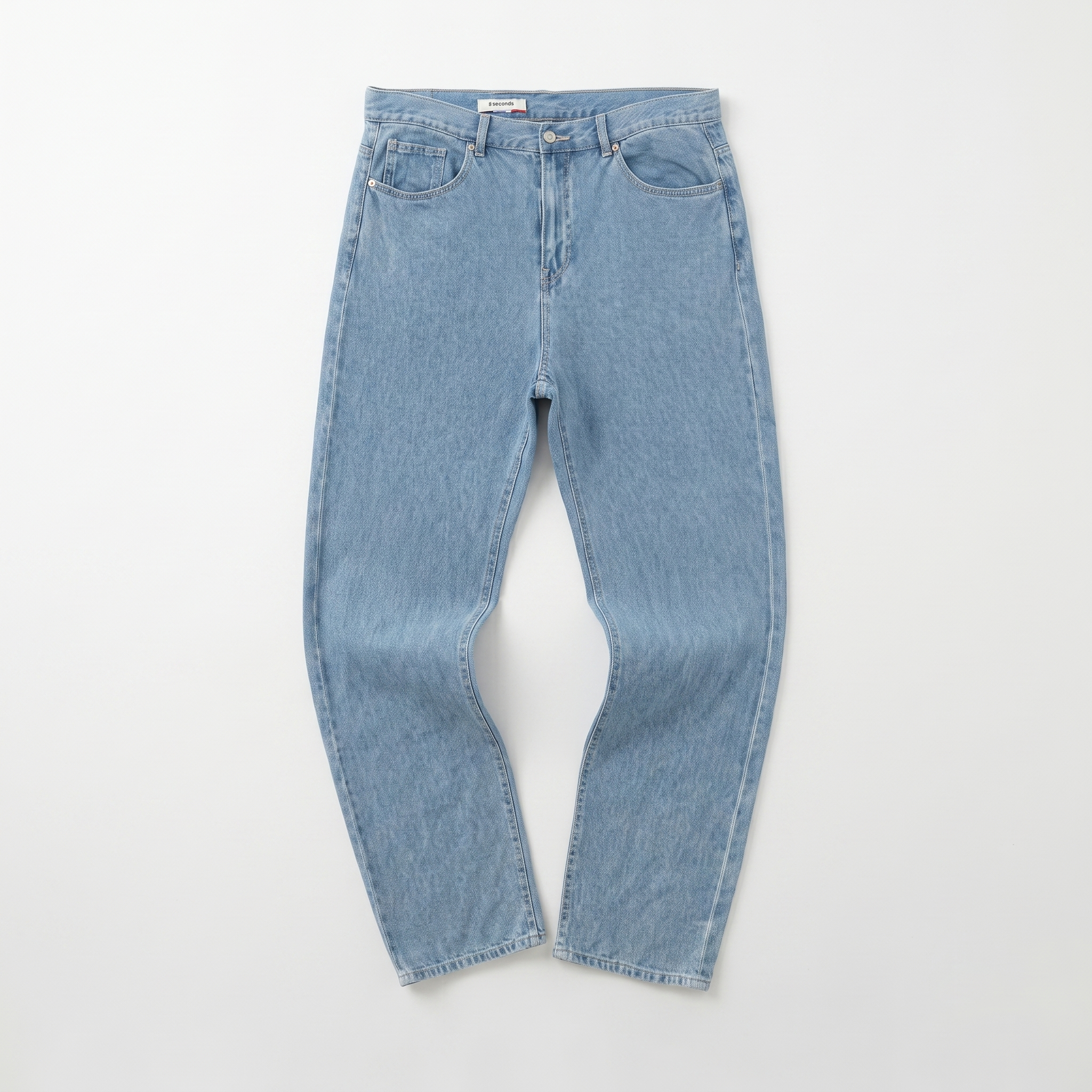 Thrifted Vintage 8 Seconds Light Blue Denim Jeans - 45 Inch Length/ J1039