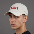 Thrifted National Geographic Cream Performance Baseball Cap - Size 57-59cm