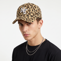 Vintage Leopard Print NY Embroidered Baseball Cap | Leopard Strapback Hat