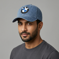 BMW Logo Washed Cotton Denim Hat – Thrifted Motors Sport Cap