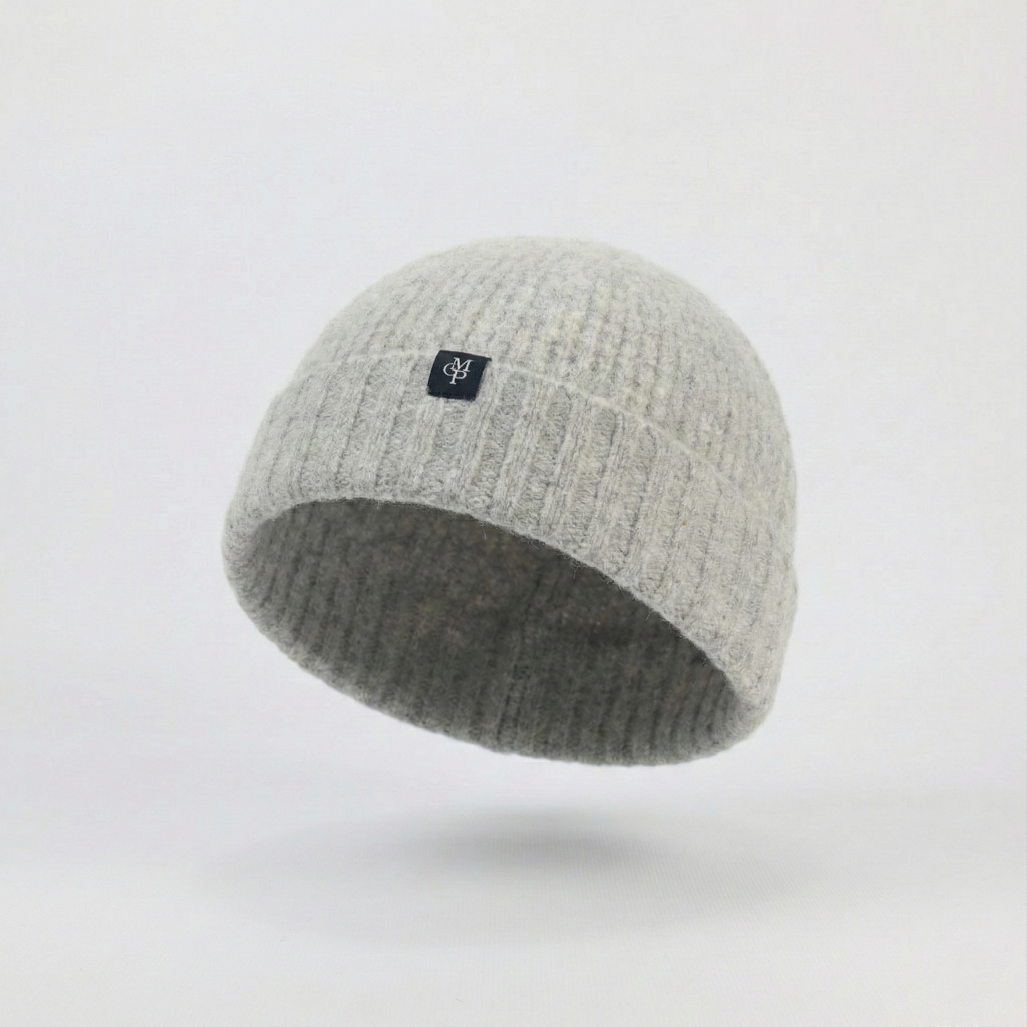Marc O'Polo 100% Virgin Wool Thrifted Beanie - Light Grey Winter Hat (8-14 Years)