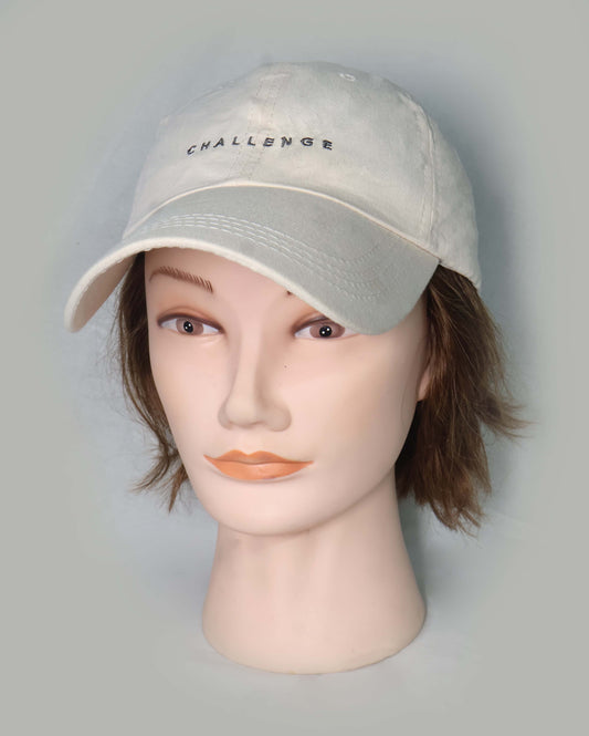 Chic "Challenge" Embroidered Baseball Cap - Trendy Adjustable Hat
