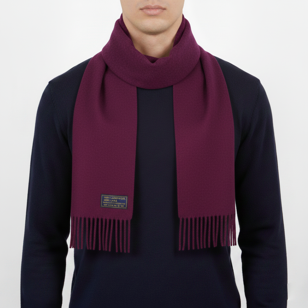 Vibrant Purple Winter Scarf - Soft & Cozy Neck Warmer