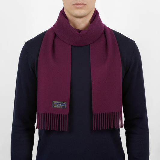 Vibrant Purple Winter Scarf - Soft & Cozy Neck Warmer