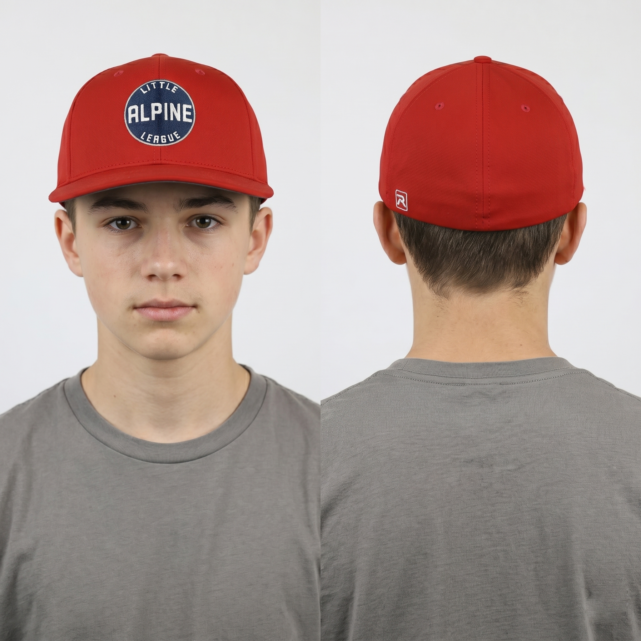 Vintage Richardson Red Baseball Cap - Little Alpine League Embroidered Hat