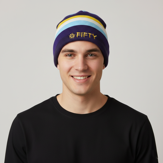 Fifty Brand Adult Winter Thrifted Beanie - Urban Streetwear Knit Hat