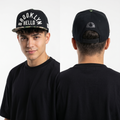 Cayler & Sons Black Brooklyn Snapback Thrifted Hat