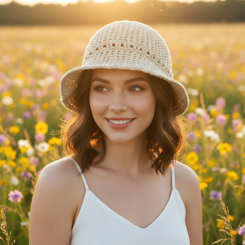 The Daisy Hat | Handcrafted-Style Crochet Cloche