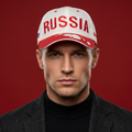 Russia Bosco Sport Team Graphic Strapback Baseball Cap
