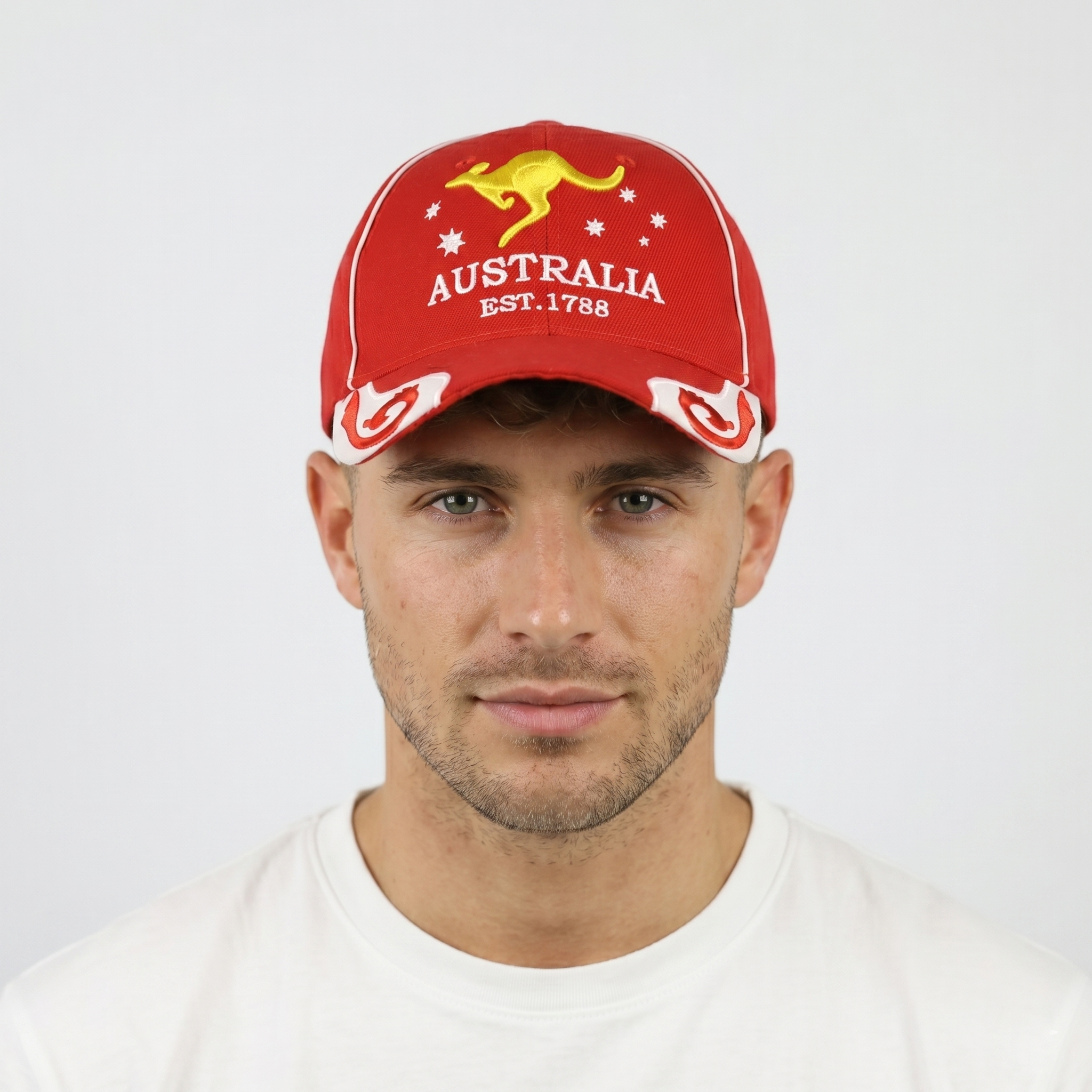 Australia Est 1788 Red Embrovenir Baseball Hat