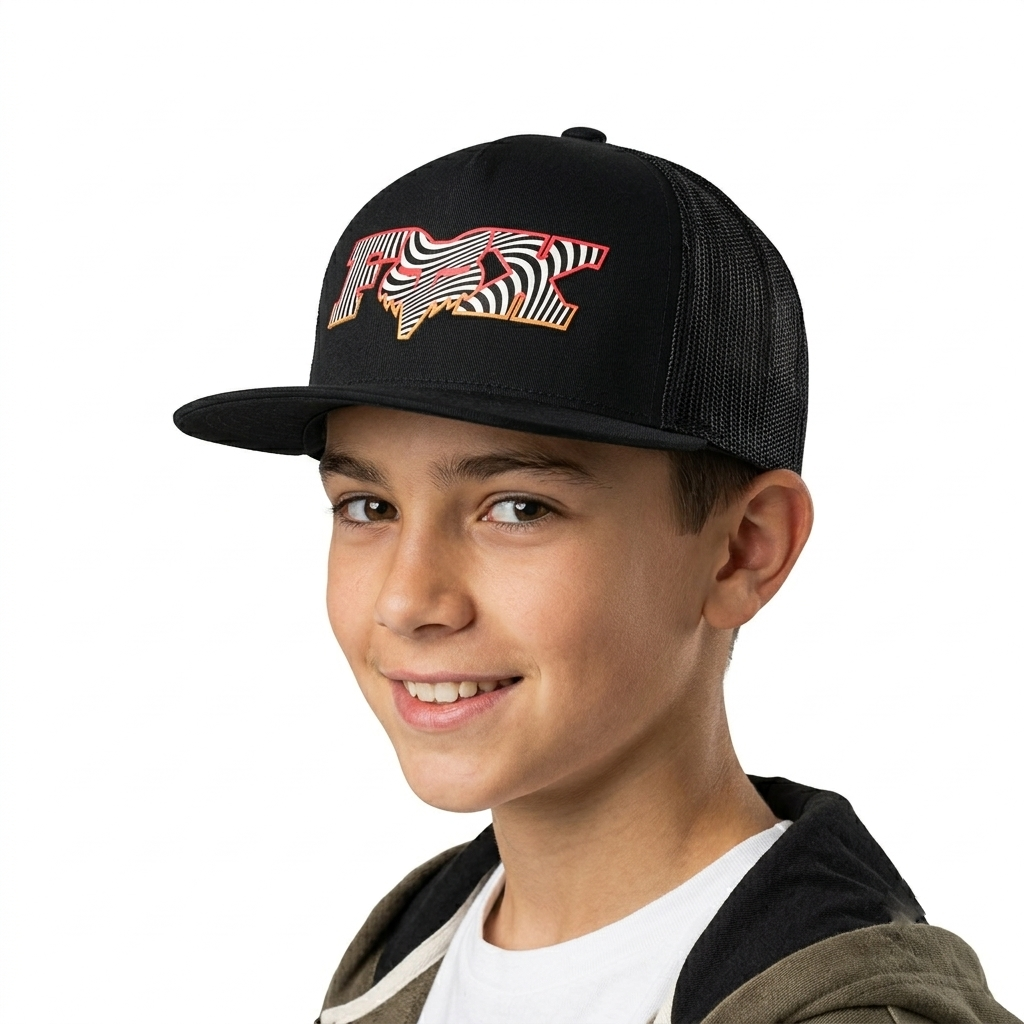 Thrifted Fox Racing Youth Optical Logo Snapback Cap | 10771