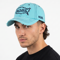 Thrifted Von Dutch Raw Edge Distressed Baseball Cap - Size 56-58cm