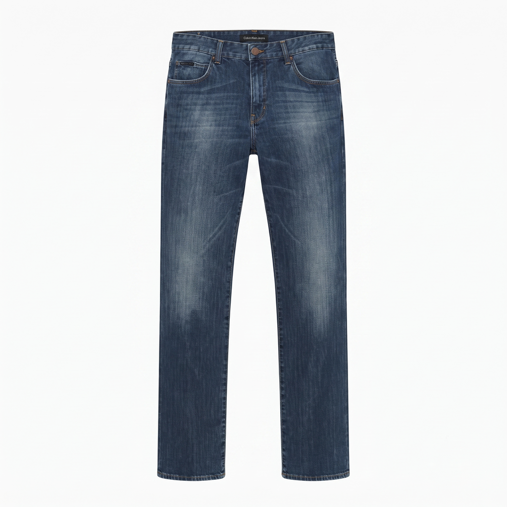 Thrifted Vintage Calvin Klein Jeans Blue Straight Leg Denim Pants Waist:36/ J1117