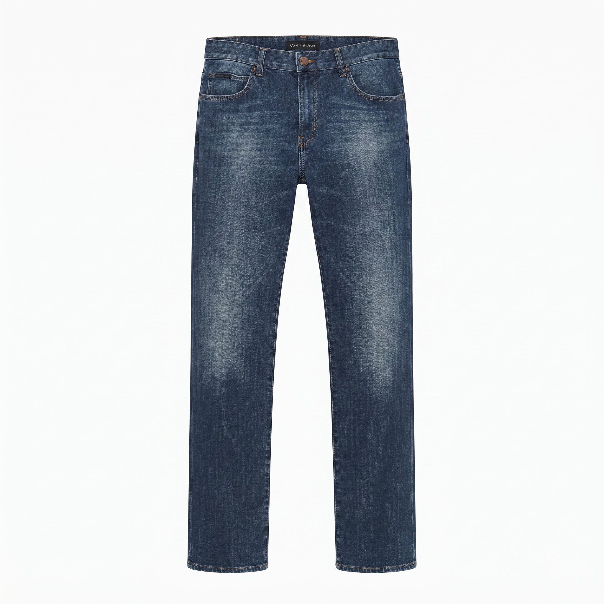 Thrifted Vintage Calvin Klein Jeans Blue Straight Leg Denim Pants Waist:36/ J1117