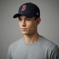 Vintage MLB Boston Red Sox New Era 9FORTY Thrifted Cap - Navy Blue
