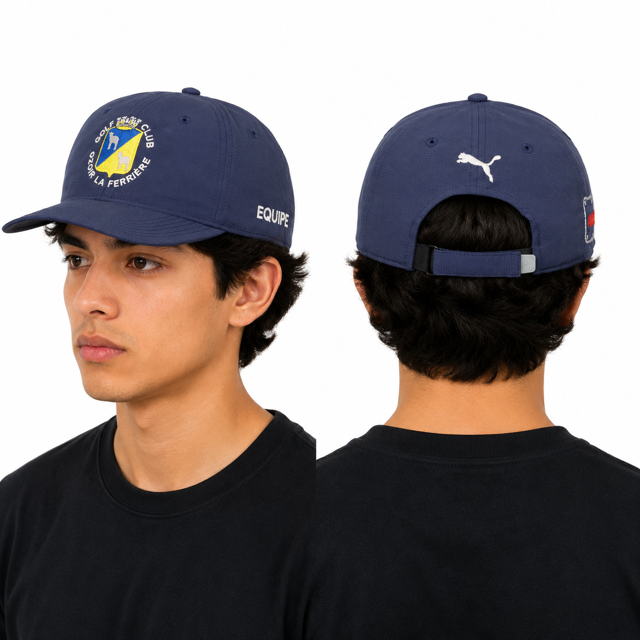 Puma Golf "Ozoir La Ferrière" Navy Blue Performance Thrifted Cap