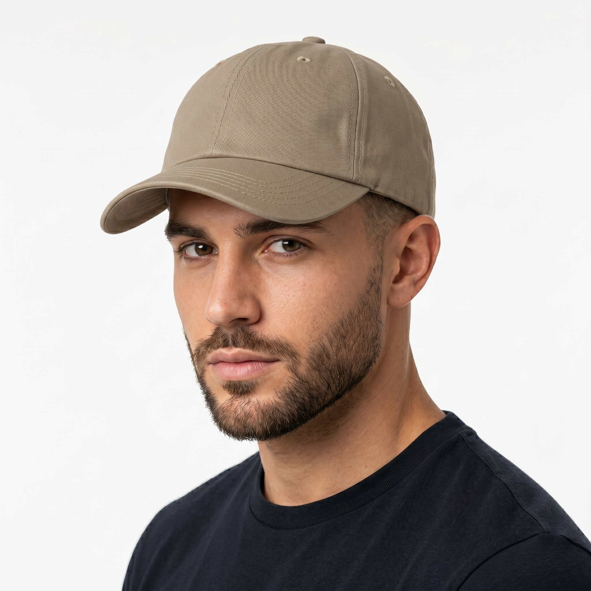 Thrifted H&M Divided Earth Brown Minimalist Dad Hat