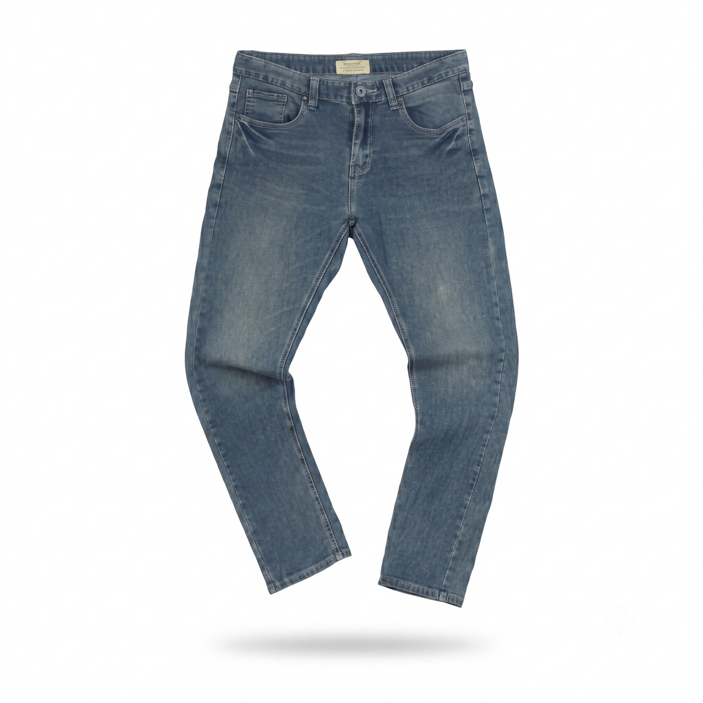 Thrifted Denim Supply Men's Faded Blue Denim Jeans 30-32 Waist/ J1037
