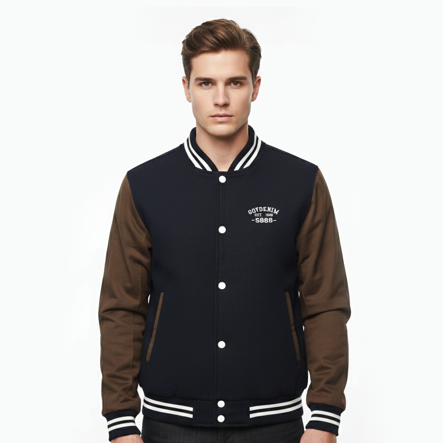 Vintage GOVDANIM Varsity Baseball Thrifted Jacket - Classic Letterman Style