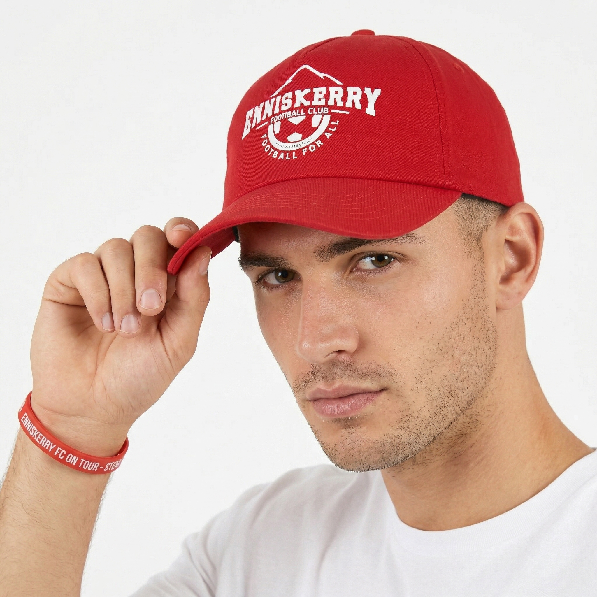 Beechfield Enniskerry Football Club Red Vintage Cap