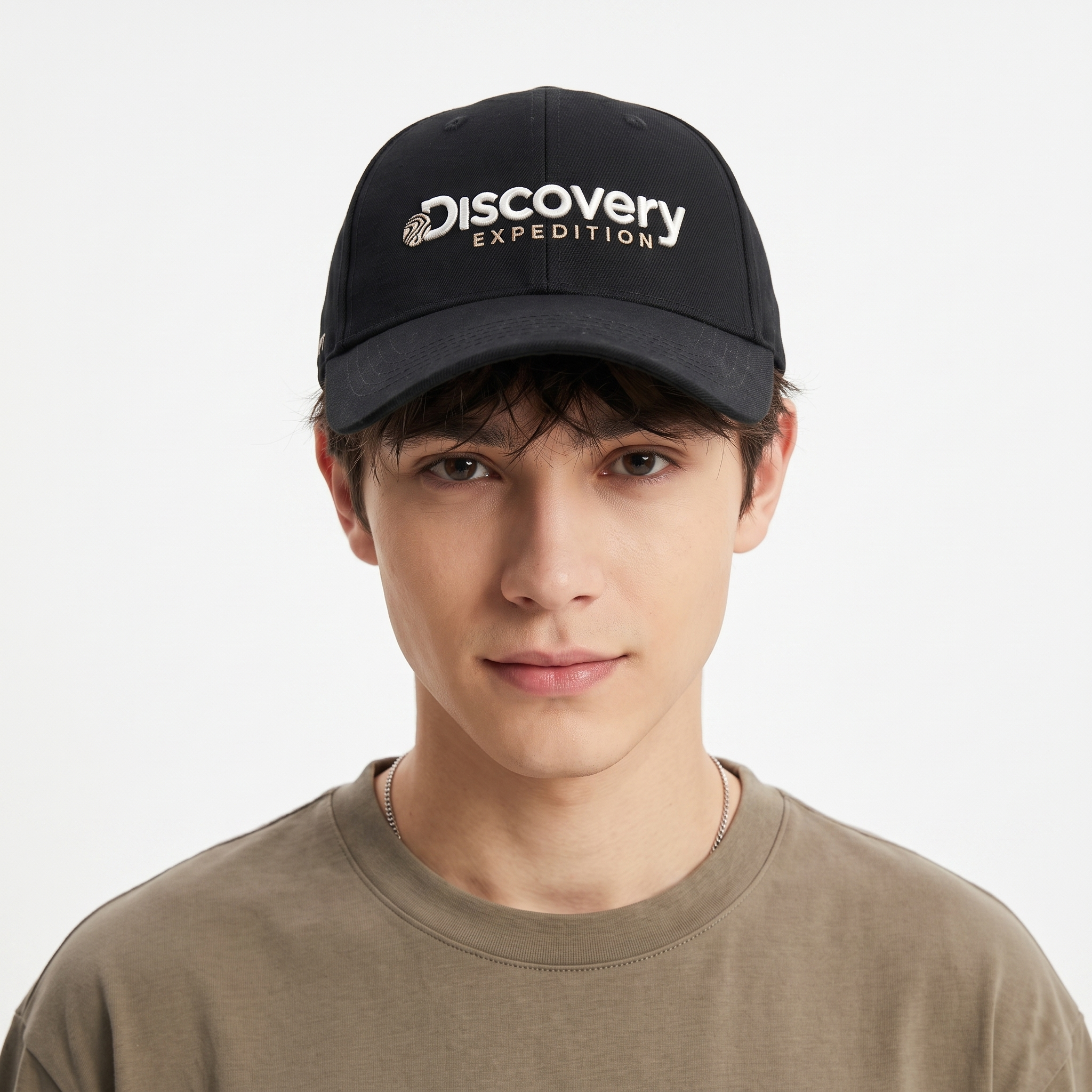 Vintage Style Discovery Expedition Baseball Hat - Black Outdoors Patrol Cap