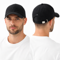 MLB NY Yankees Tonal Embroidered Thrifted Cap - All Black Adjustable (56-58cm)