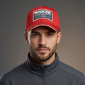 Vintage BlackYak 1973 Mountain Trails Snapback Thrifted Hat - Red